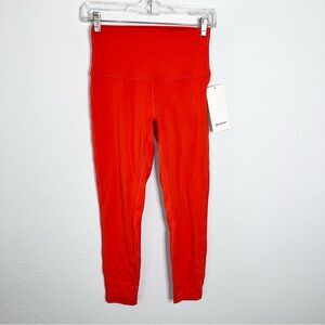 Lululemon Align Leggings Women’s Size 6 Solar Orange High Rise Pant B14